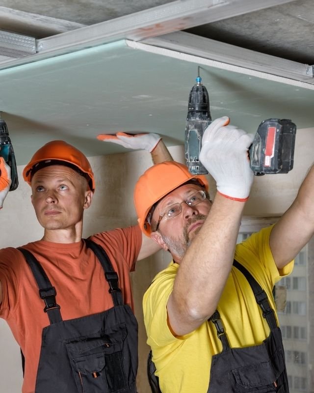 personas trabajando en pagina de Contacto Persivent Construcción Úbeda Jaén